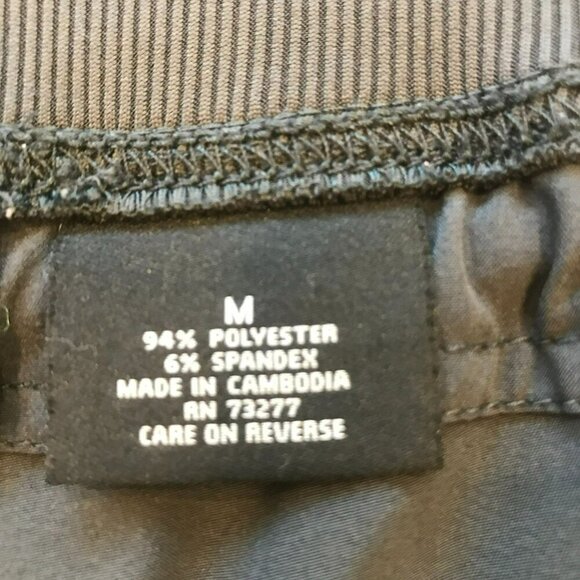 Tek Gear Cropped Sweatpants Charcoal Gray Elastic With Pockets Drawstring Active - Picture 7 of 14